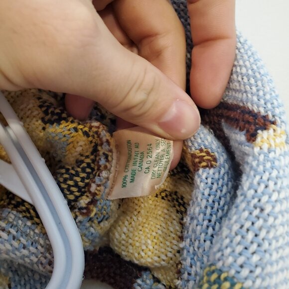 Vintage 90s Western Horse Tapestry Vest Yellow Size XS/S - Picture 4 of 4